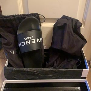 Givenchy pool slides size 11 never worn